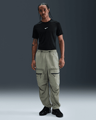 Woven Pants Tech Nike tech pants nylon buggy NIKE 00s パンツ Stacked $130 IH8466-060 Pocket Zip Oversized パンツ